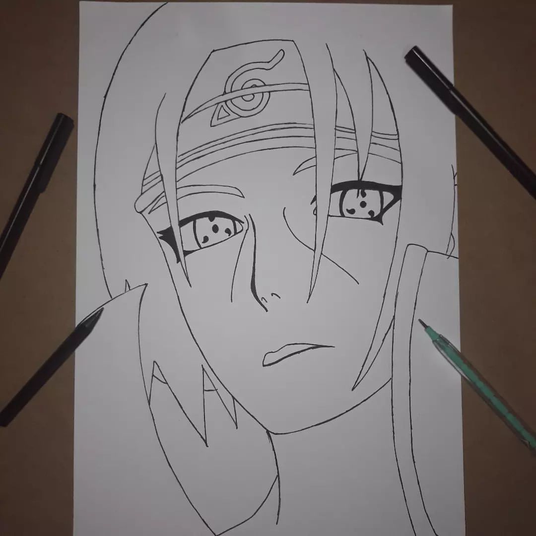 Sketsa Itachi By Art Miguel08 Ifoxsoft.com - SEON Digital Marketing
