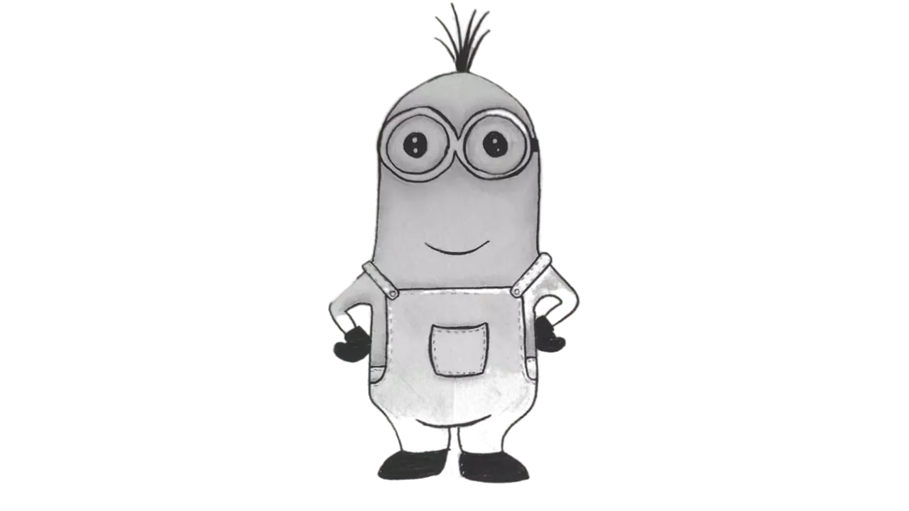 Sketsa Minion Mudah Ifoxsoft.com - SEON Digital Marketing